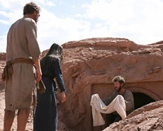 Pedro y Juan en la tumba vacía