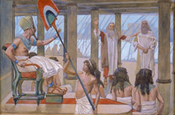 Moises y Aaron ante el faron