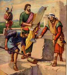 Nehemías creconstruye las murallas