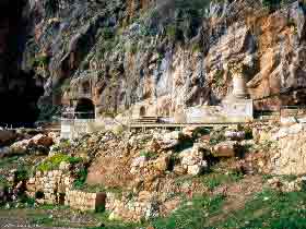 Rocas grandes en Cesarea de Filipo