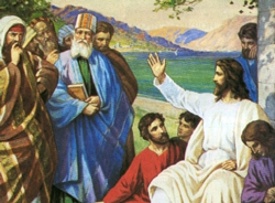 Jesús conversa con Fariseos