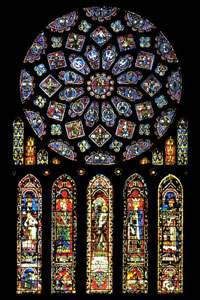 Vitral de la Catedral de Chartres