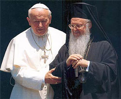 Juan Pablo II y Bartolomé I