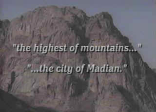 Monte Sinaí cerca de Madián